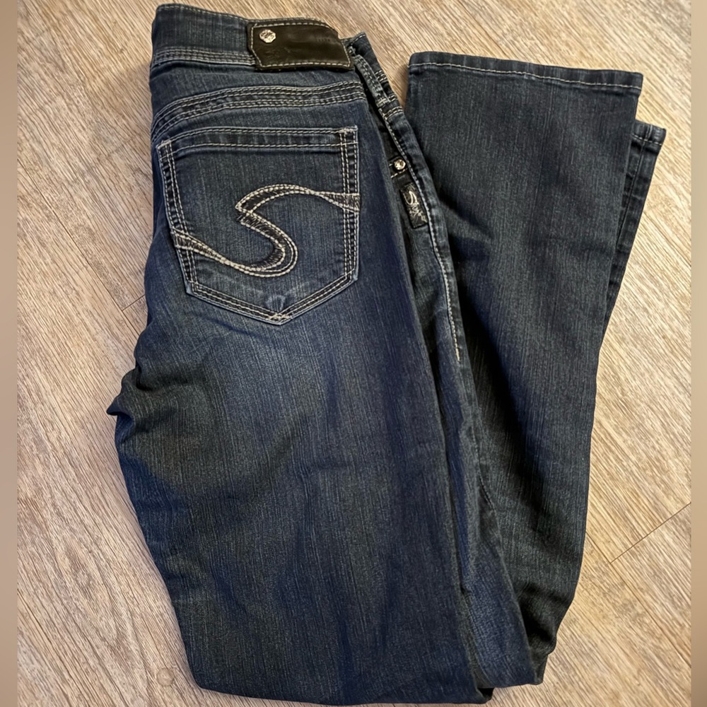 Silver Jeans Dark Blue Boot Cut Women's Jeans